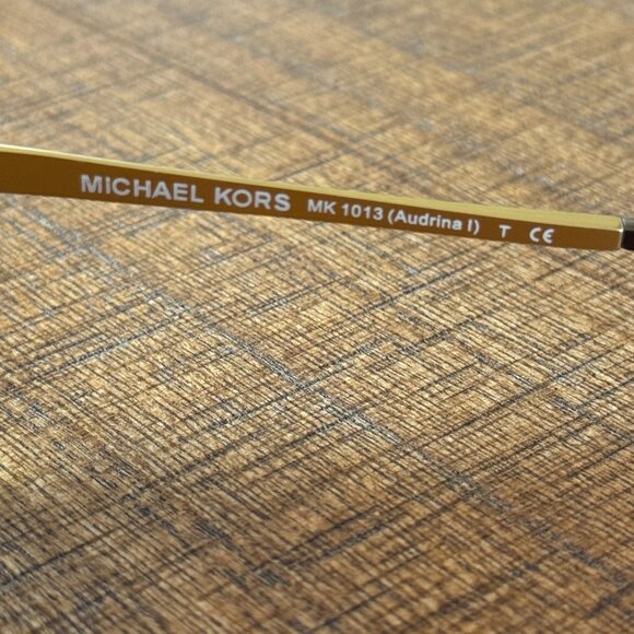 Michael Kors Silver and Gold Semi-Cat Eye Sunglasses - Picture 8 of 9